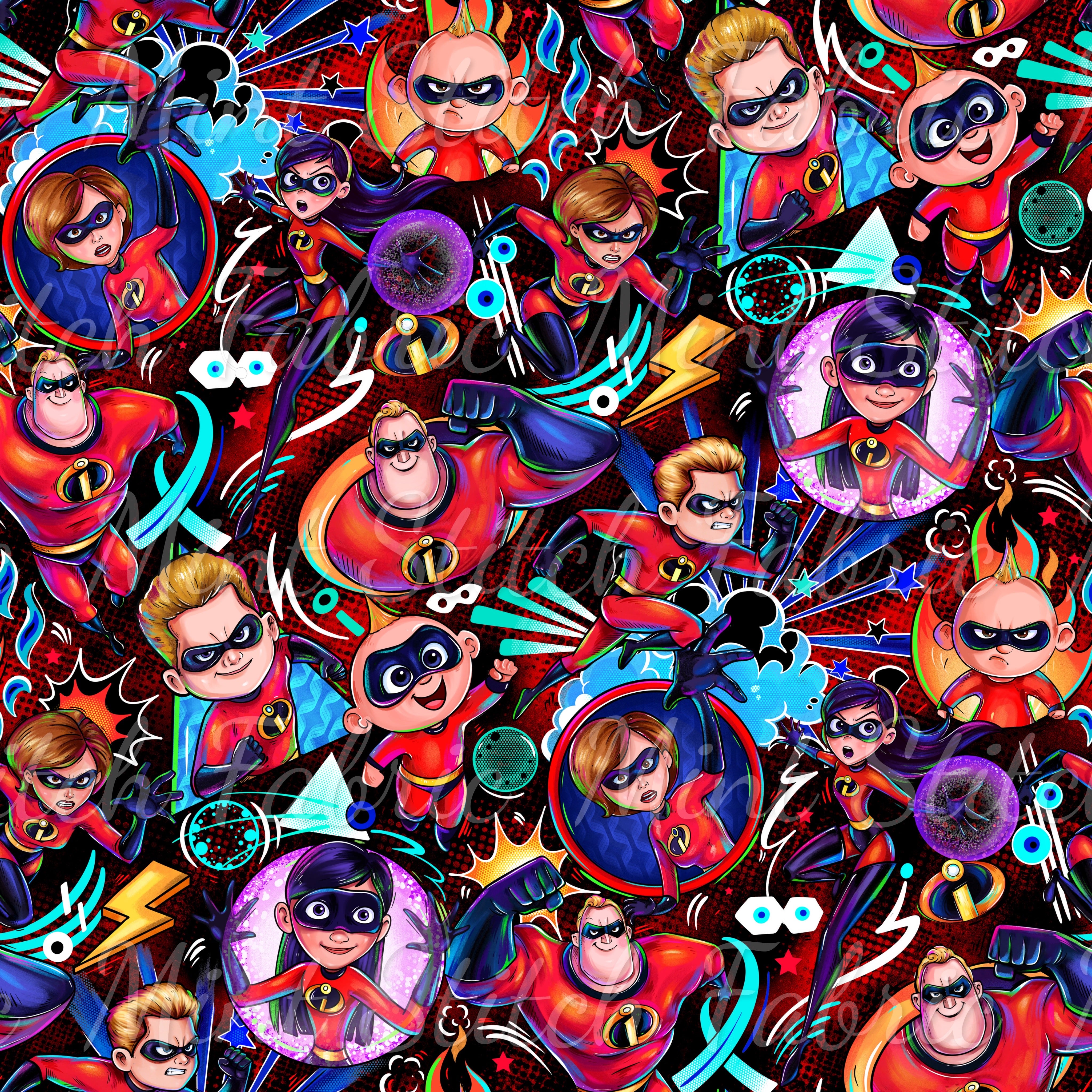 MM - Incredibles – Mint Stitch Fabrics