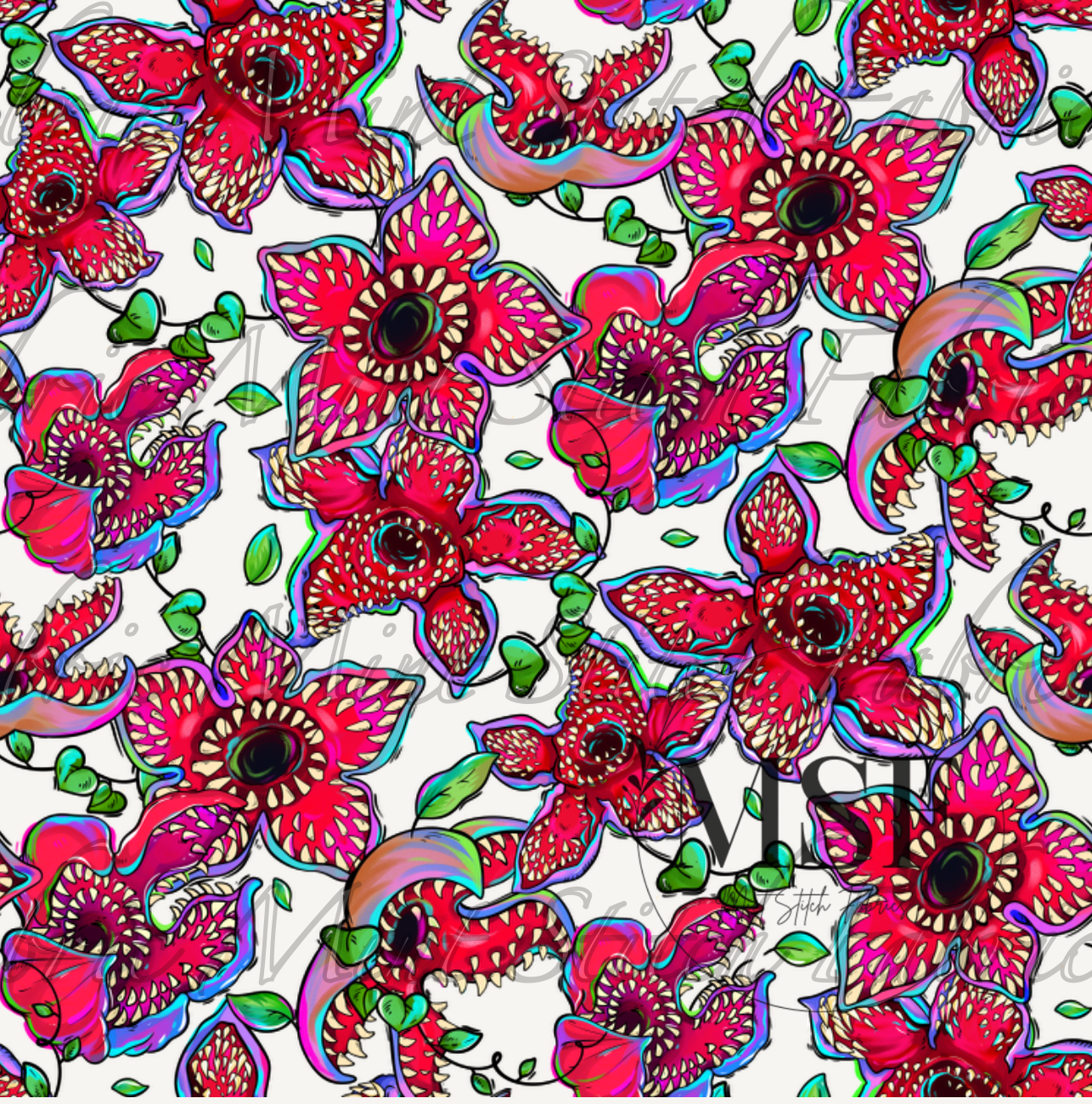 MM- Stranger Things – Mint Stitch Fabrics